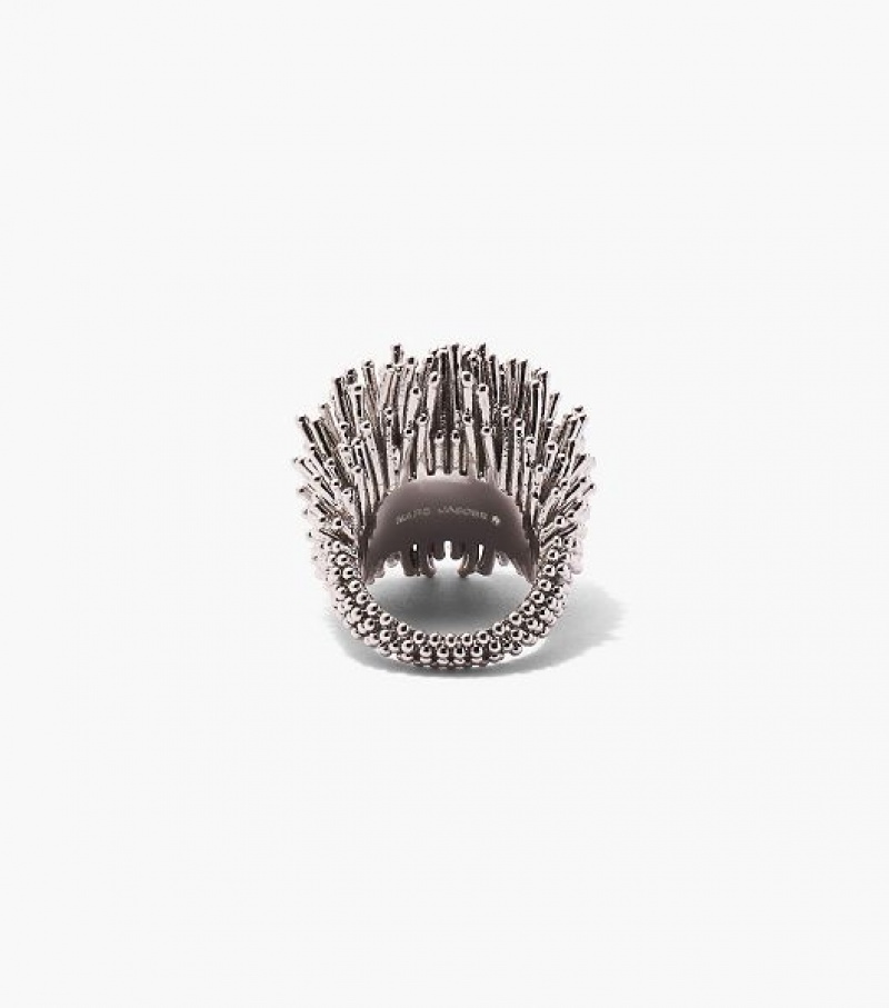 Silver Women's Marc Jacobs The Seaburst Ring | 01346ZYOF