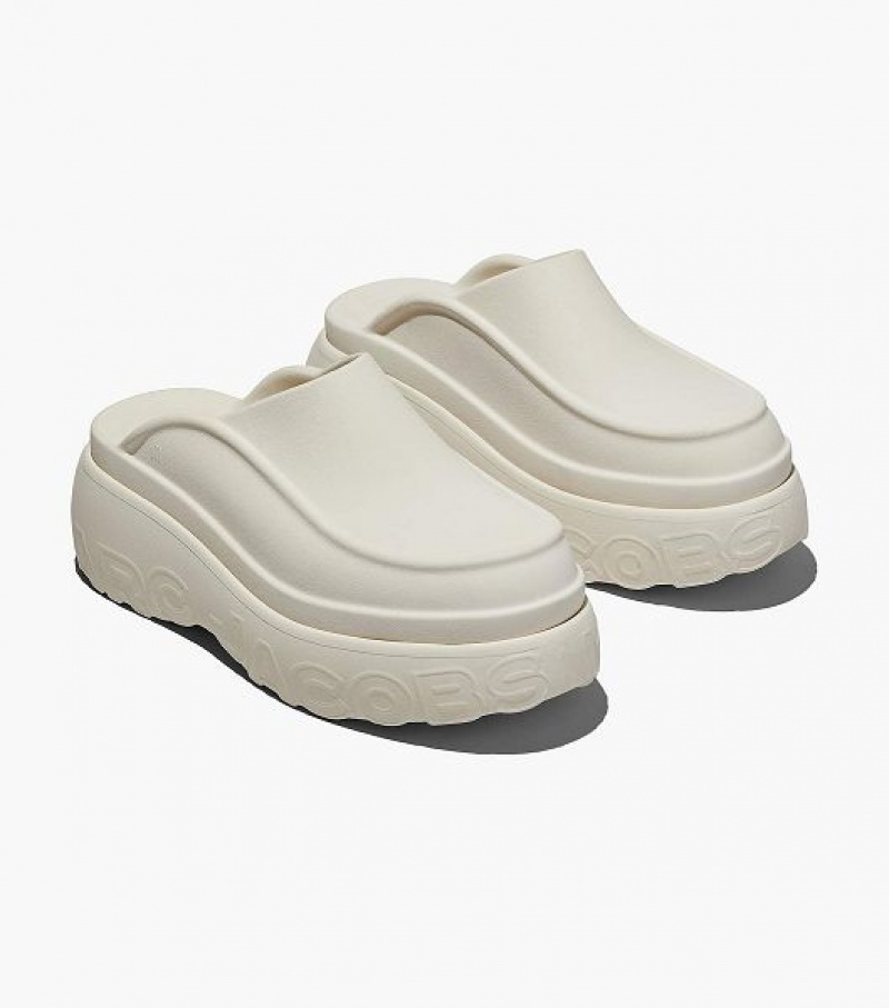 White Women\'s Marc Jacobs Melissa x Marc Jacobs Clogs | 25903BDNG