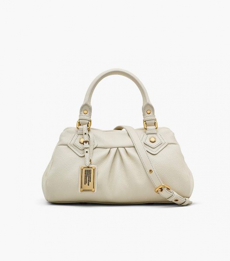 White Women\'s Marc Jacobs Re-Edition Baby Groovee Tote Bags | 60384VXCW