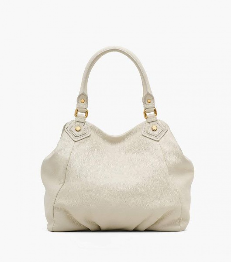 White Women's Marc Jacobs Re-Edition Fran Tote Bags | 95641BFUT