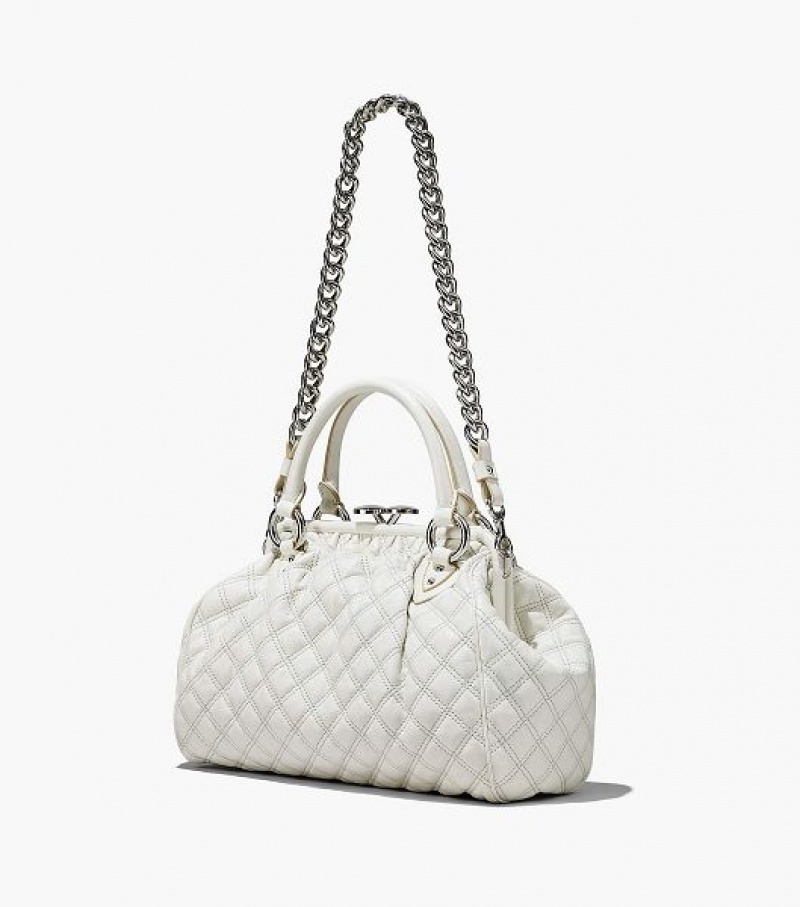 White Women's Marc Jacobs Re-Edition Quilted Leather Shoulder Bags | 59027DPHQ