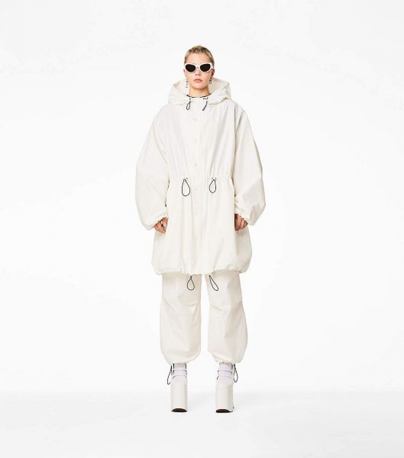 White Women's Marc Jacobs The Balloon Parka | 75368XDMK