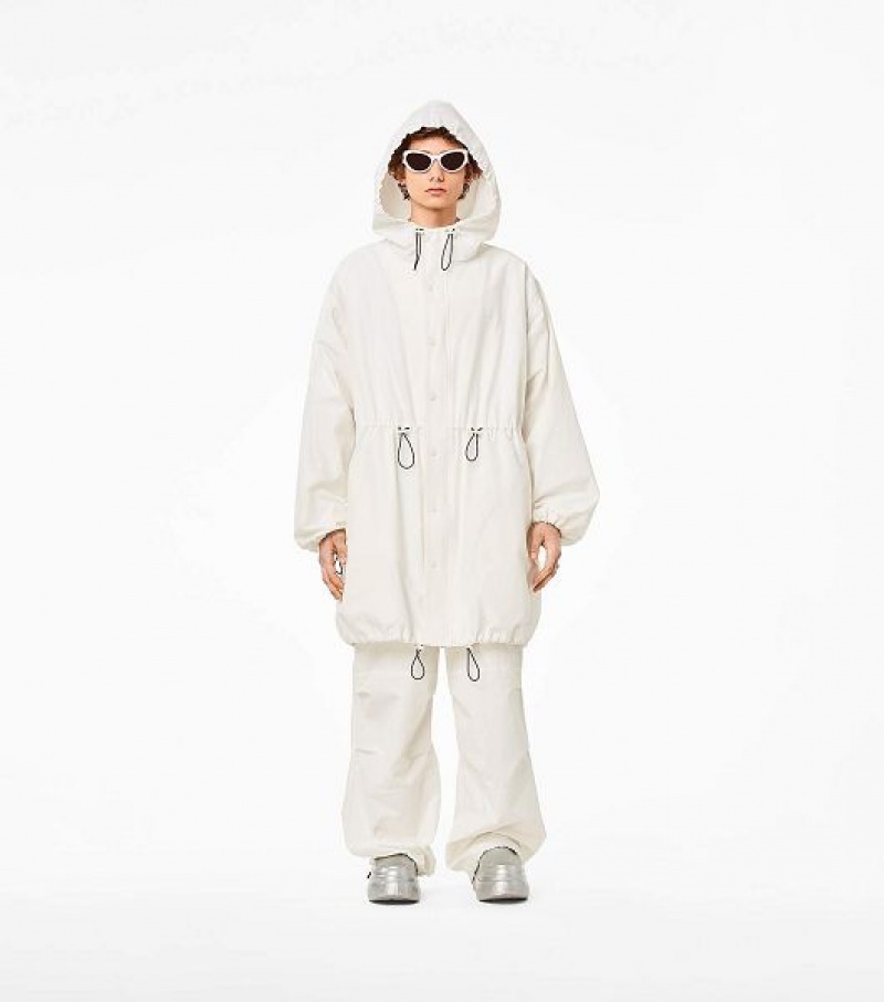 White Women's Marc Jacobs The Balloon Parka | 75368XDMK