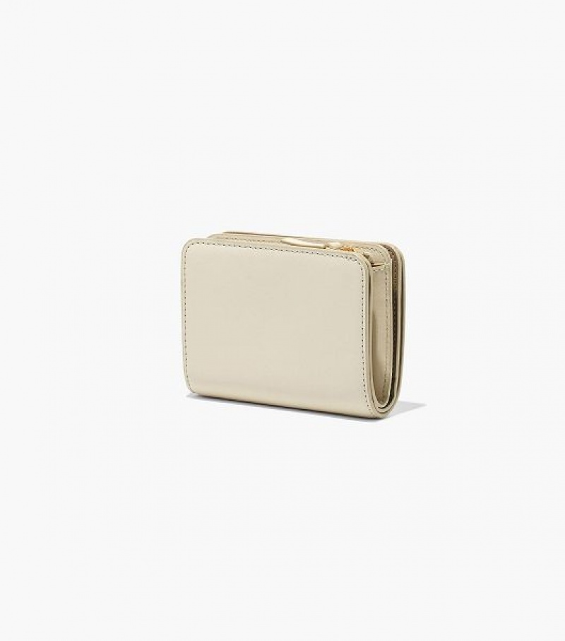 White Women's Marc Jacobs The J Marc Mini Compact Wallets | 62347WYGQ