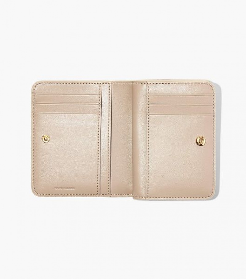 White Women's Marc Jacobs The J Marc Mini Compact Wallets | 62347WYGQ