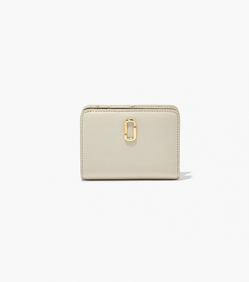 White Women\'s Marc Jacobs The J Marc Mini Compact Wallets | 62347WYGQ