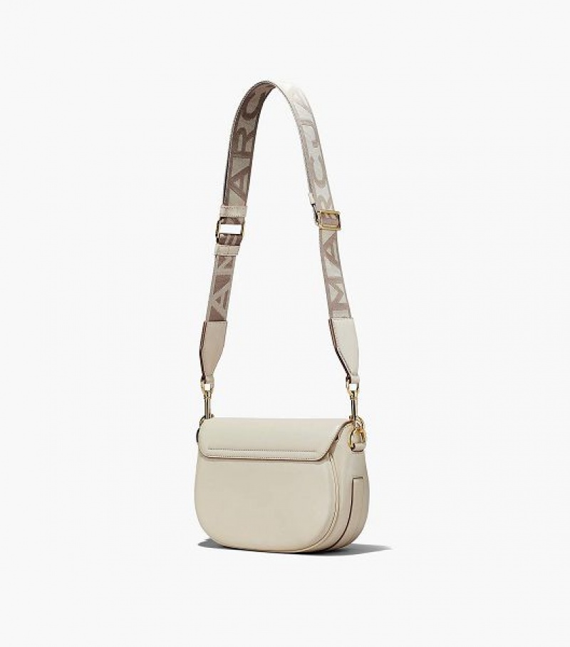 White Women's Marc Jacobs The J Marc Saddle Bags | 19578TUSV