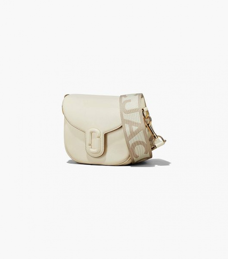 White Women's Marc Jacobs The J Marc Small Saddle Bags | 74851IPSQ