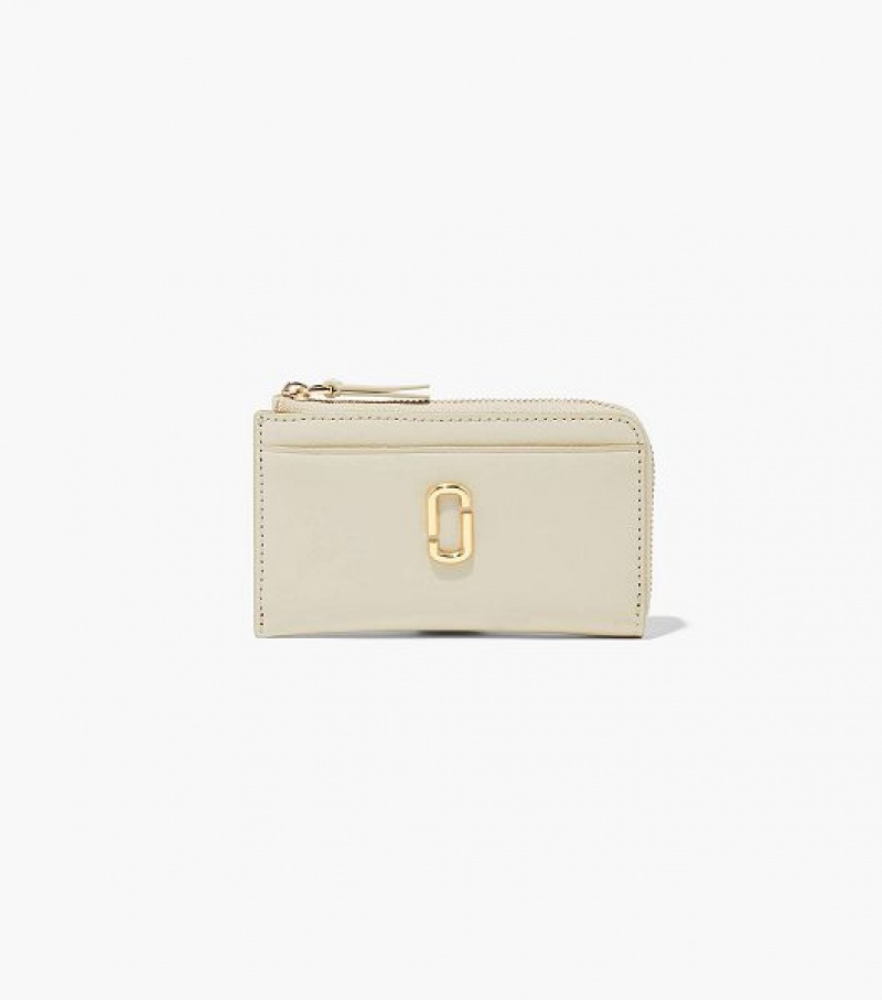 White Women\'s Marc Jacobs The J Marc Top Zip Multi Wallets | 16409MPVI