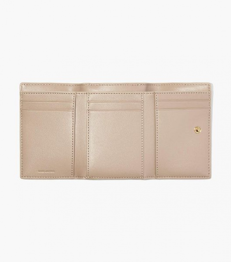 White Women's Marc Jacobs The J Marc Trifold Wallets | 42806TZHI