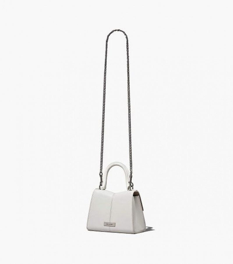 White Women's Marc Jacobs The St. Marc Mini Top Handbag | 85072UBJX