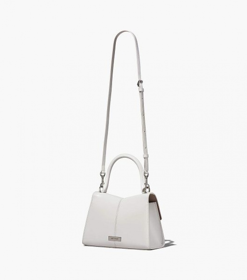 White Women's Marc Jacobs The St. Marc Top Handbag | 34918MCUK