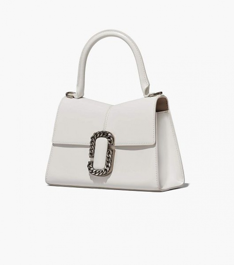 White Women's Marc Jacobs The St. Marc Top Handbag | 34918MCUK