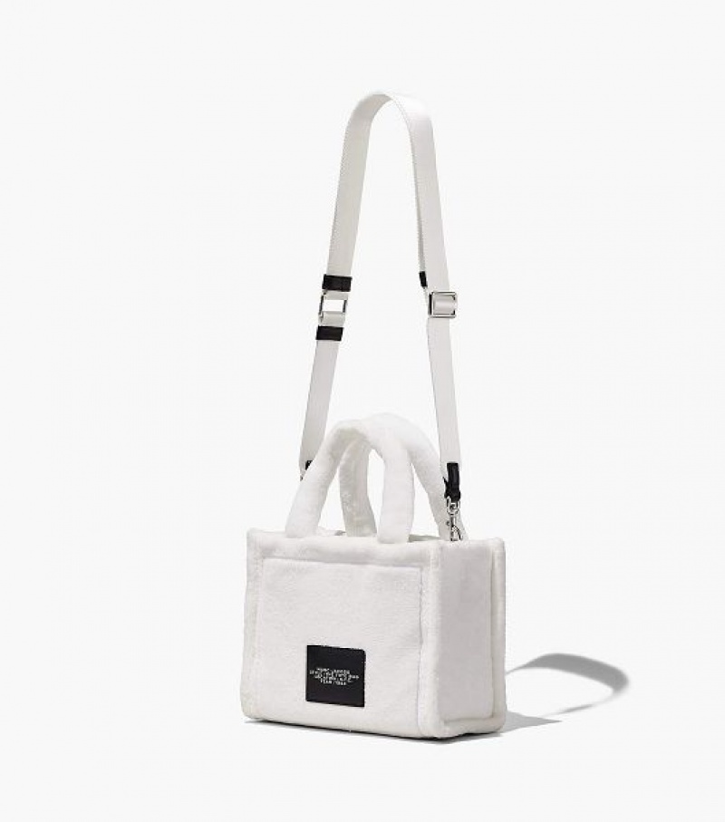 White Women's Marc Jacobs The Terry Small Tote Bags | 26410RGMB