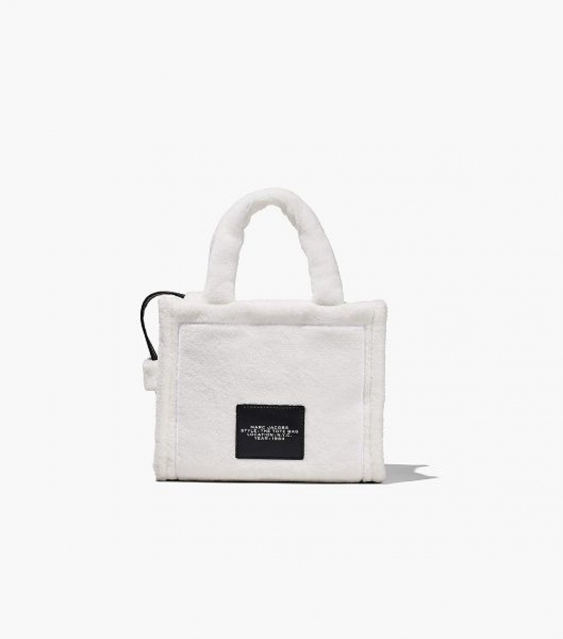 White Women's Marc Jacobs The Terry Small Tote Bags | 26410RGMB