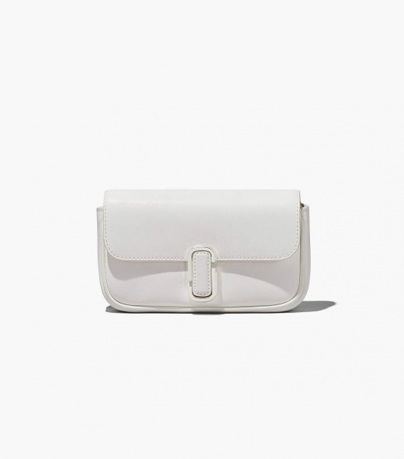 White / Silver Women's Marc Jacobs The J Marc Mini Bags | 10754BCZL