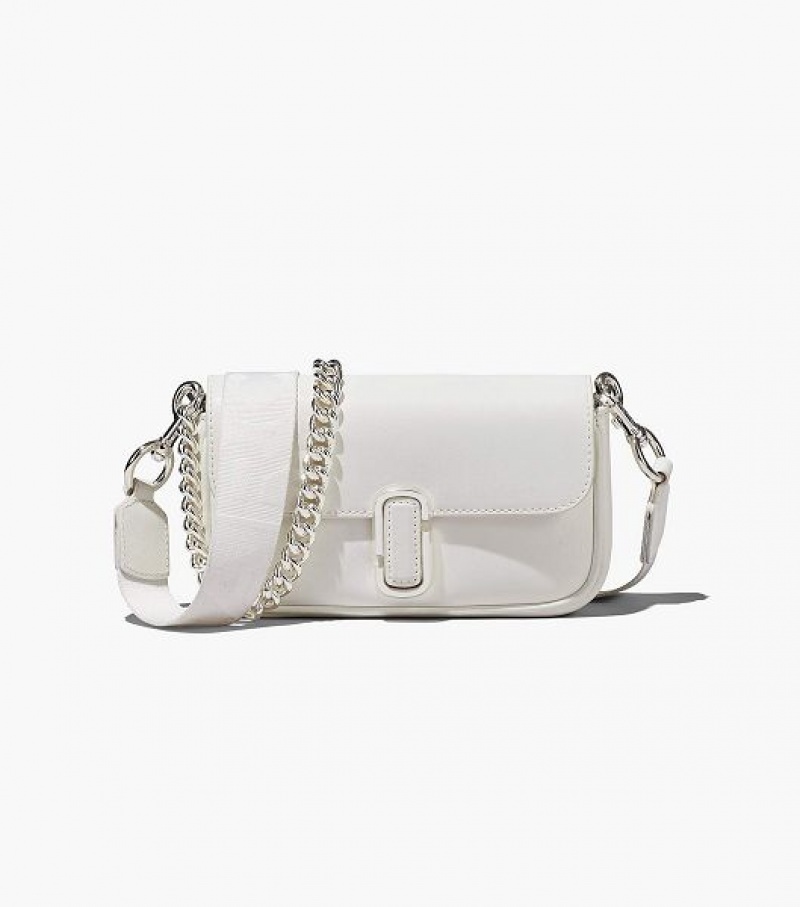 White / Silver Women\'s Marc Jacobs The J Marc Mini Bags | 10754BCZL