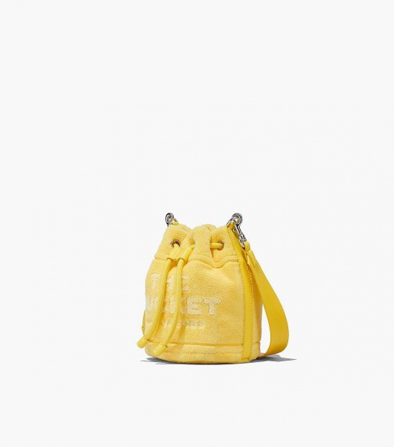 Yellow Women's Marc Jacobs The Terry Bucket Bags | 52764PWTN