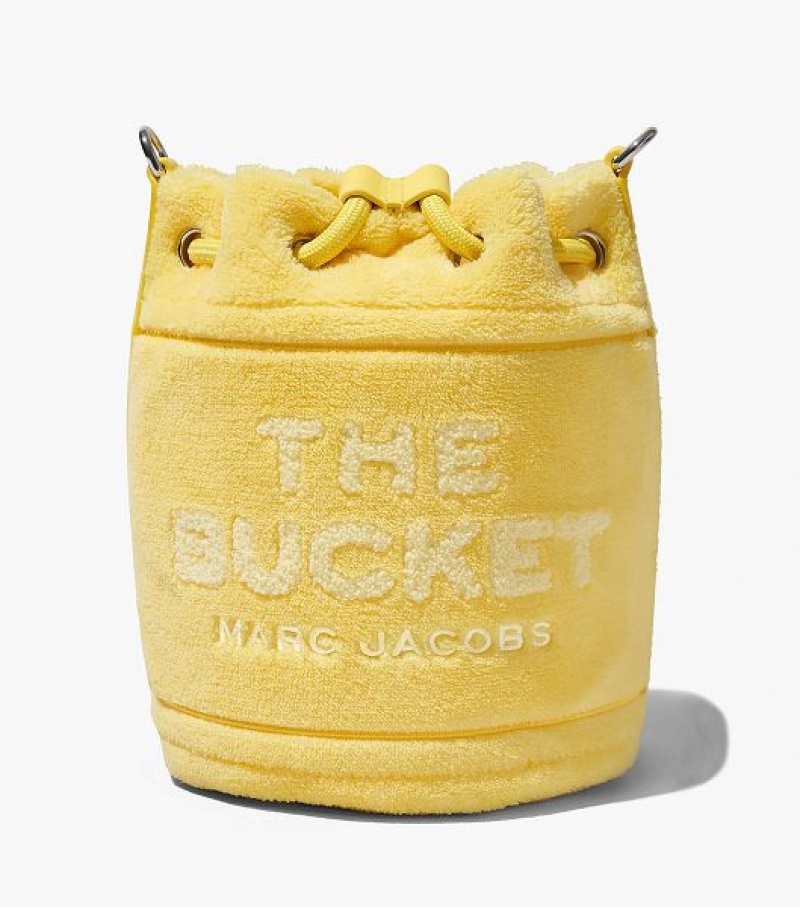 Yellow Women's Marc Jacobs The Terry Bucket Bags | 52764PWTN