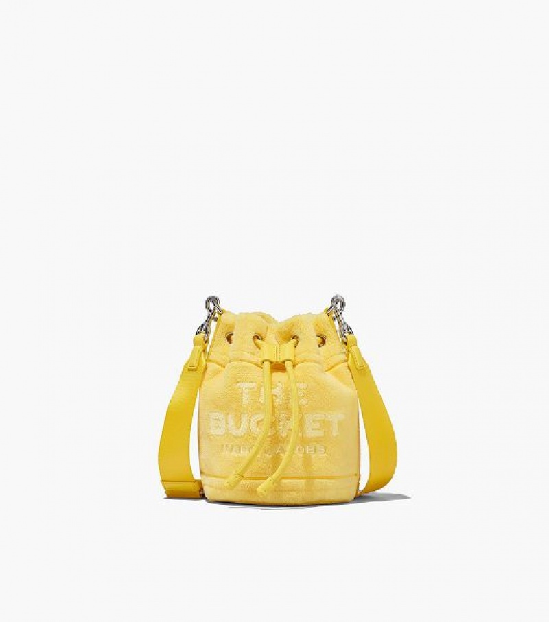 Yellow Women\'s Marc Jacobs The Terry Bucket Bags | 52764PWTN