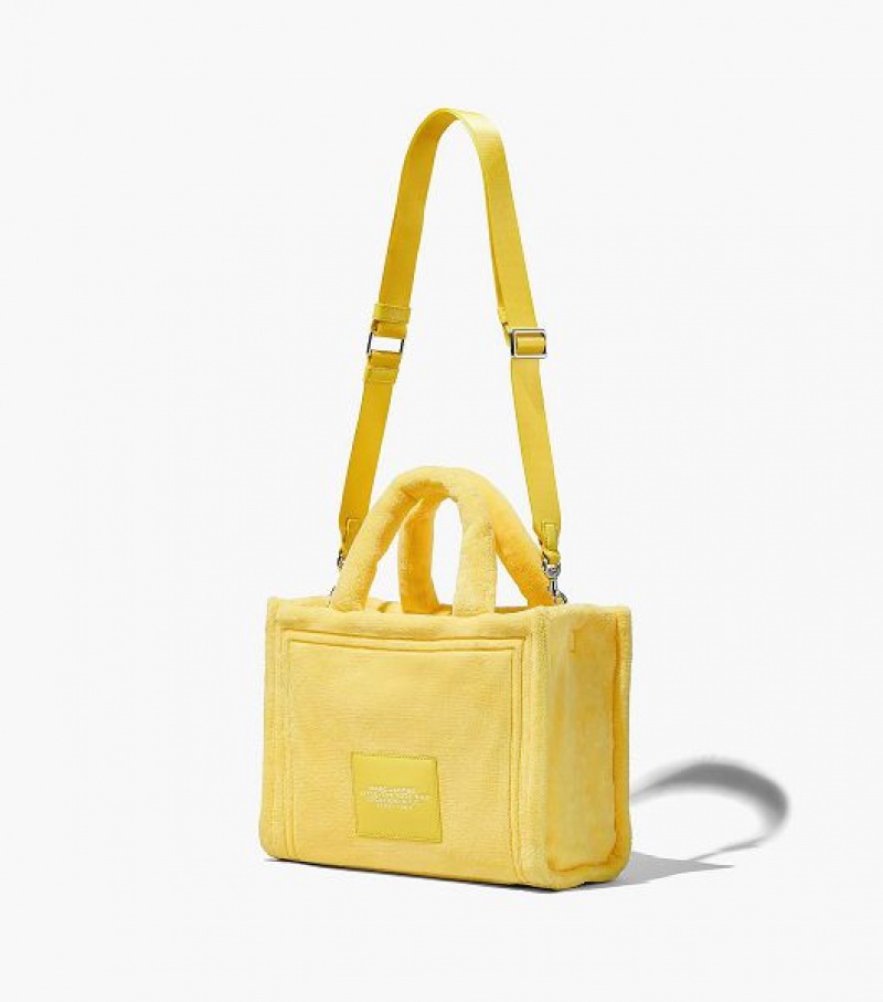 Yellow Women's Marc Jacobs The Terry Medium Tote Bags | 58139MJNU