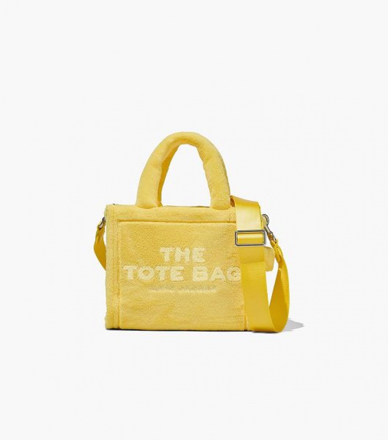 Yellow Women\'s Marc Jacobs The Terry Small Tote Bags | 51974BEVH